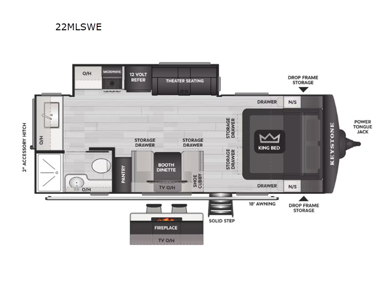 2026 Keystone Rv Cougar Half-Ton 22MLSWE in eugene OR