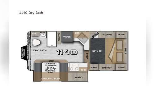 2026 Northwood Arctic Fox Camper 1140 Dry Bath in pasco WA