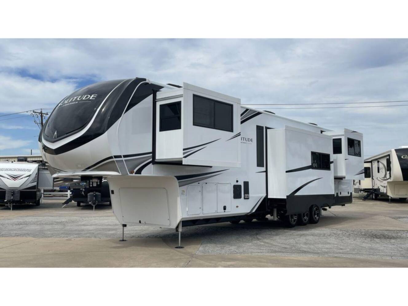 A photo of this 2026 Grand Design Solitude 414LJMJ