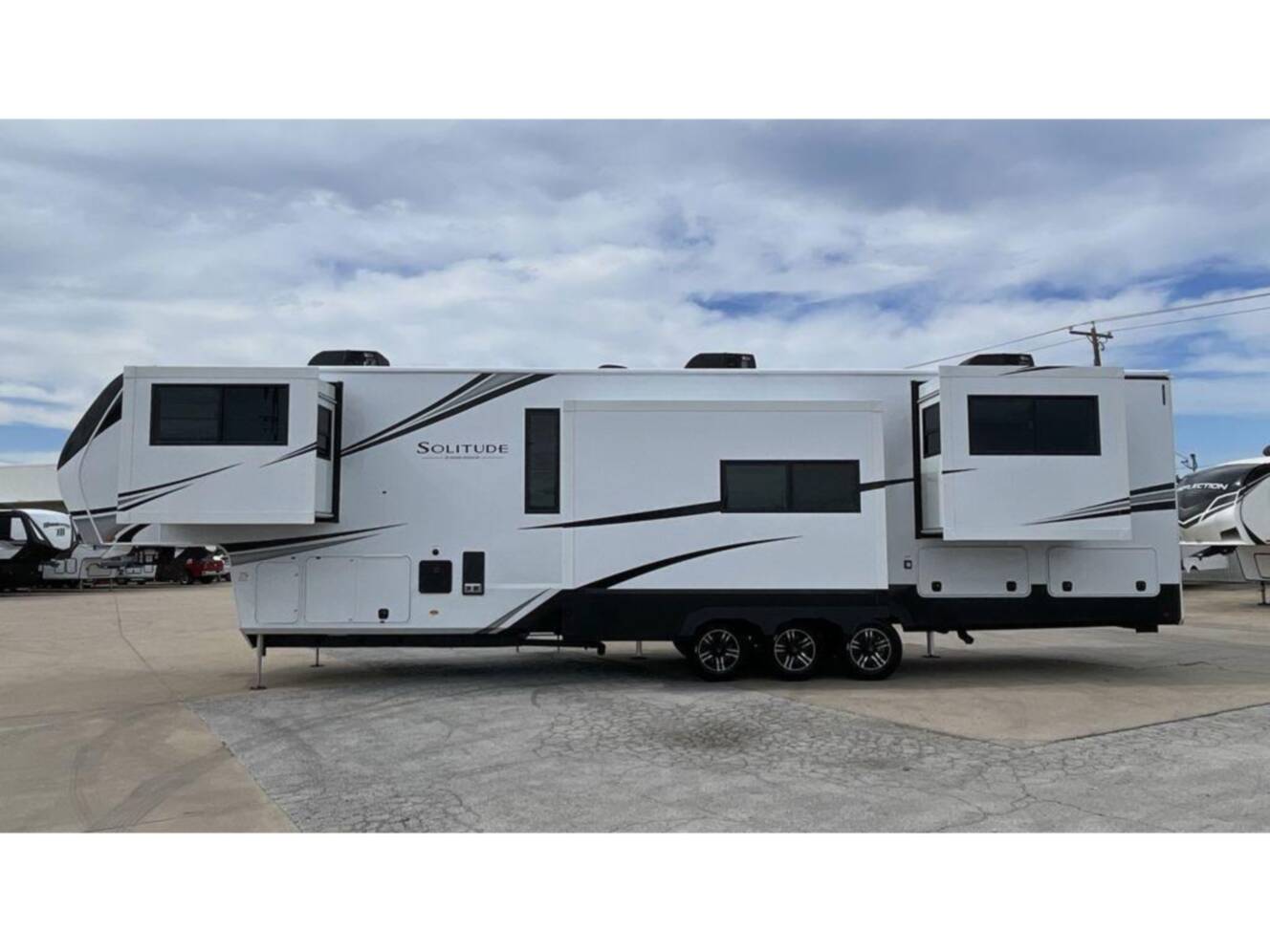 A photo of this 2026 Grand Design Solitude 414LJMJ