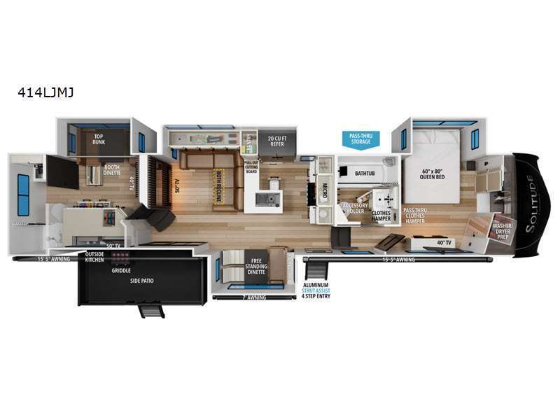A photo of this 2026 Grand Design Solitude 414LJMJ