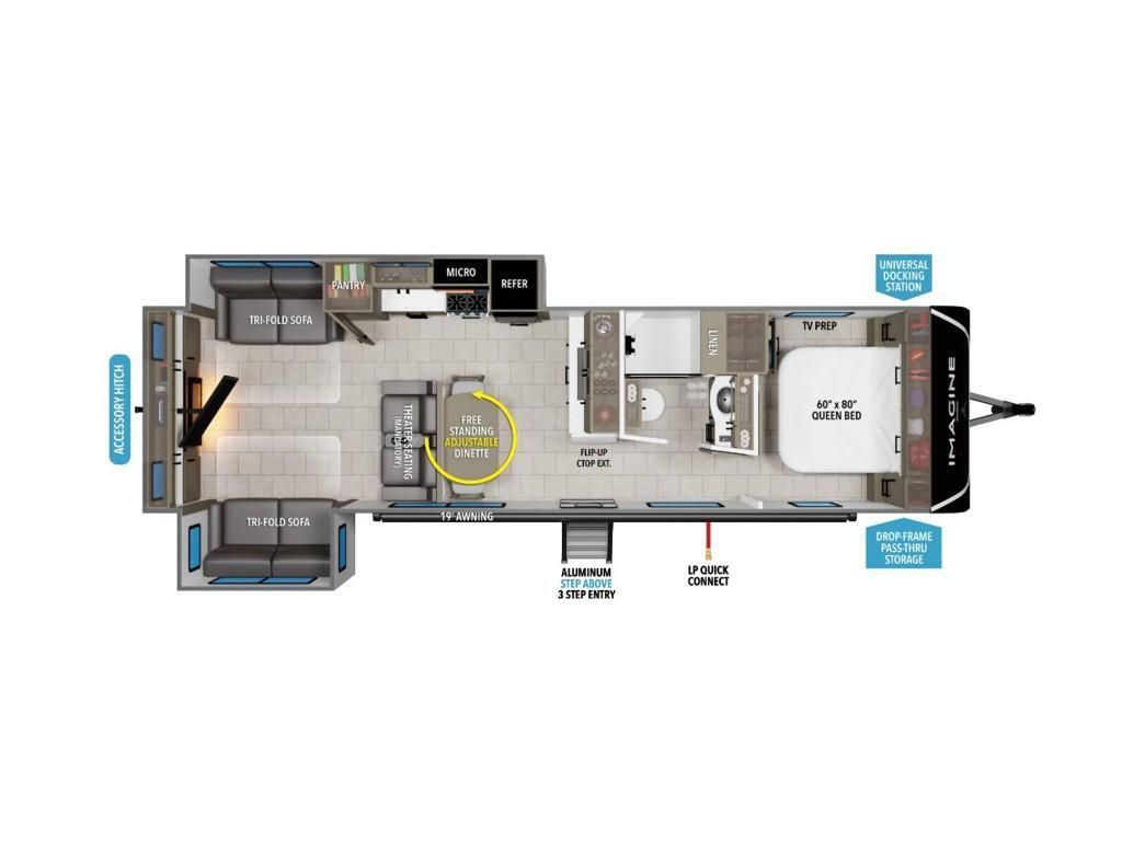 A photo of this 2026 Grand Design Imagine 3100RD