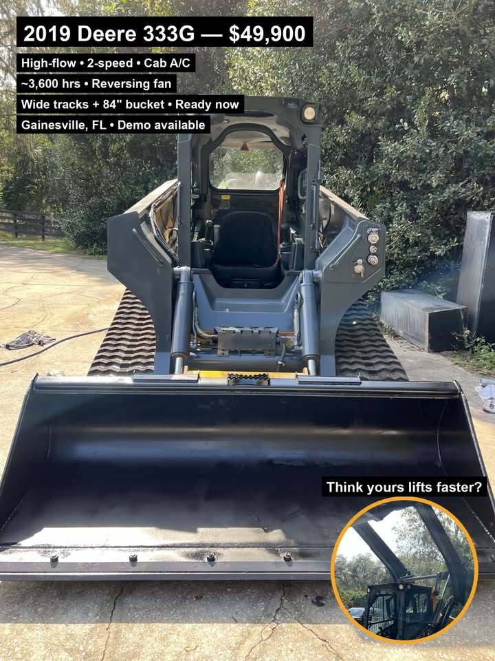 2019 JOHN DEERE 333G in Gainesville, FL