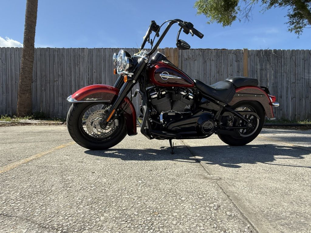 Red Harley-Davidson Heritage Softail Motorcycles For Sale - Cycle