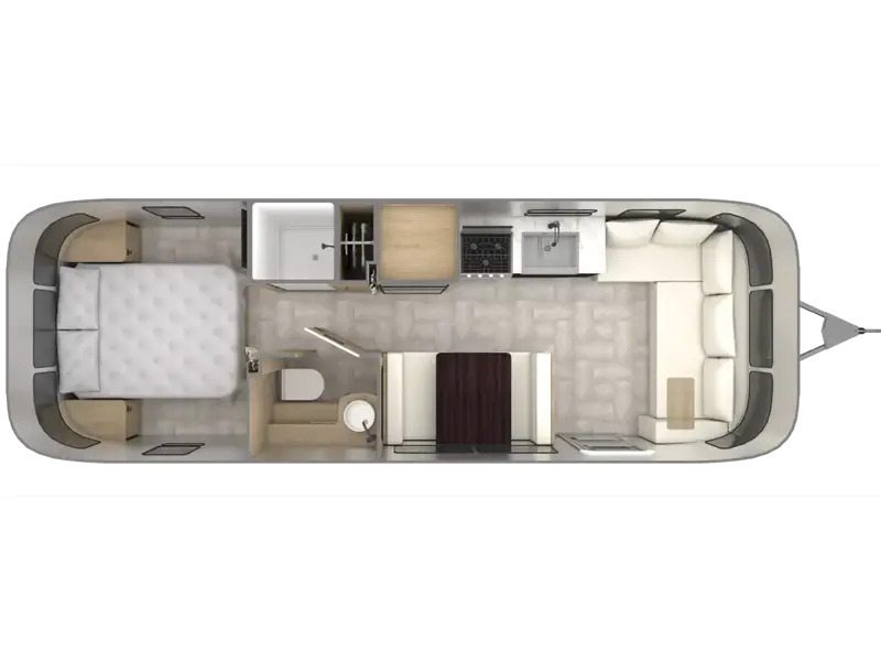 A photo of this 2023 Airstream Pottery Barn Special Edition 28RB
