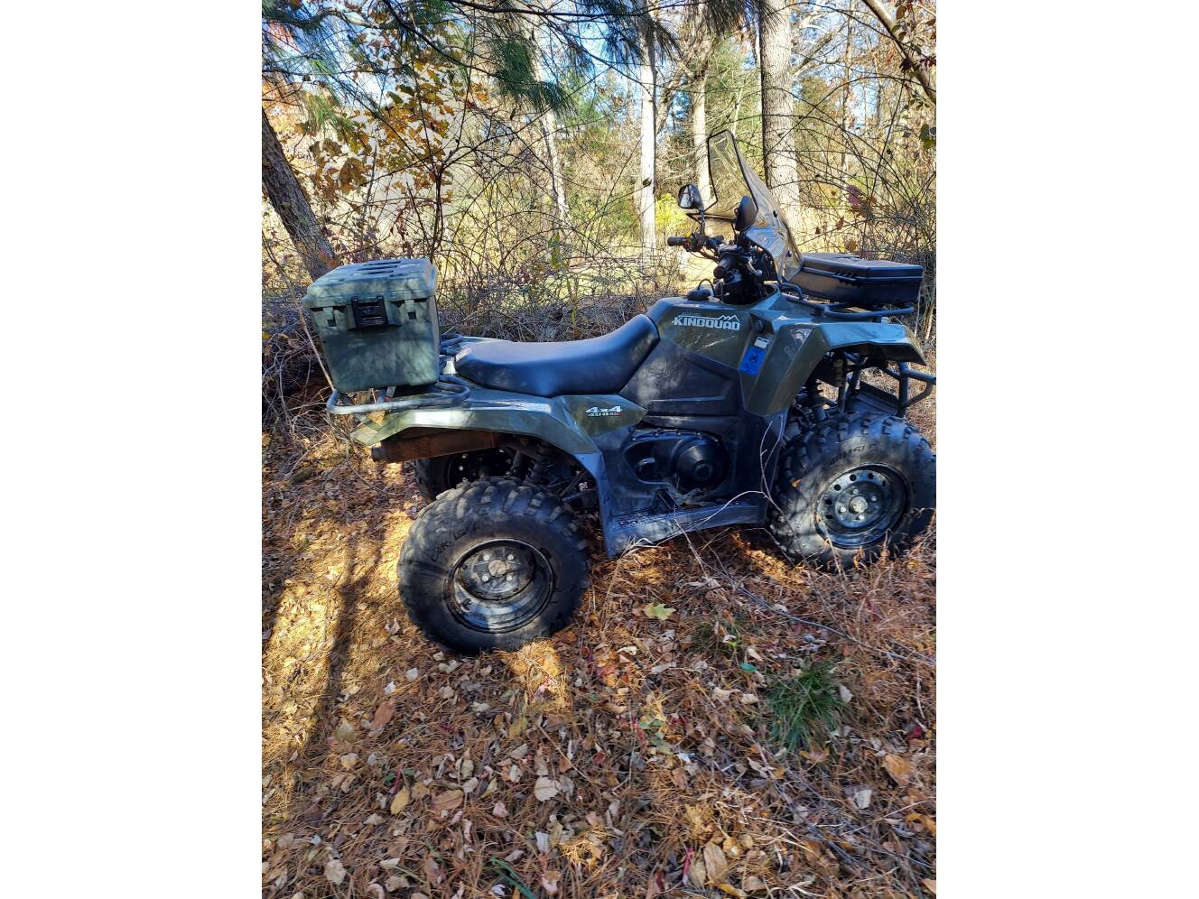 A photo of this 2018 Suzuki KINGQUAD 400 ASI 4X4