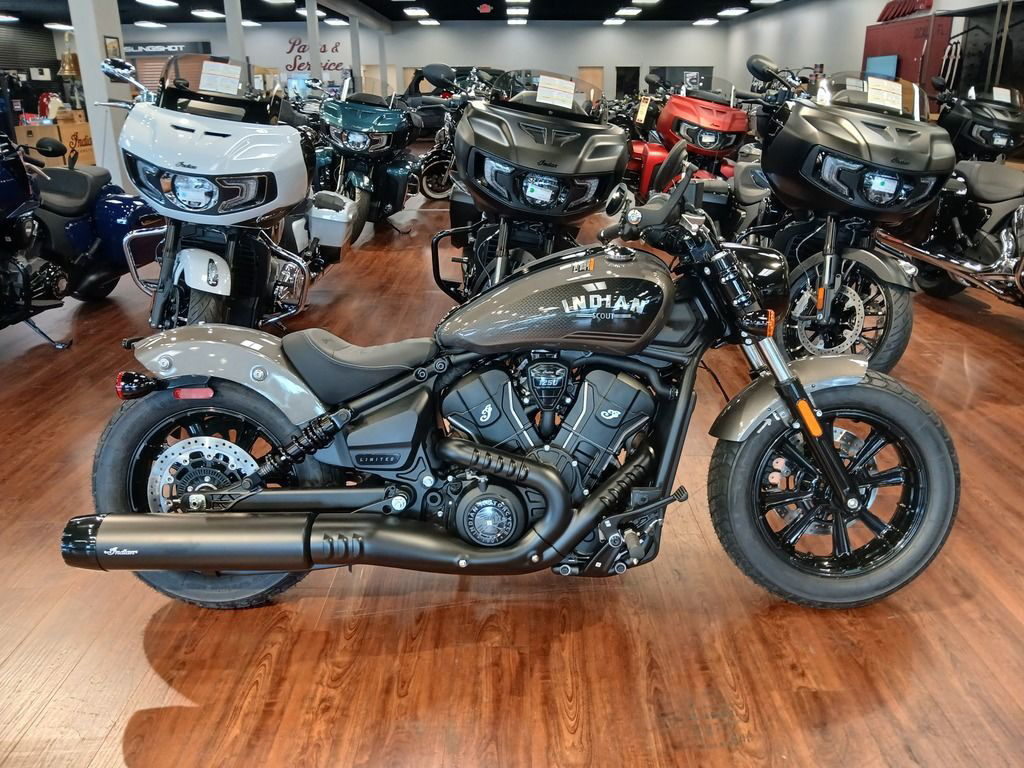 2026 Indian Scout Bobber Limited +Tech Heavy Metal Smoke BOBBER in Ocala, FL
