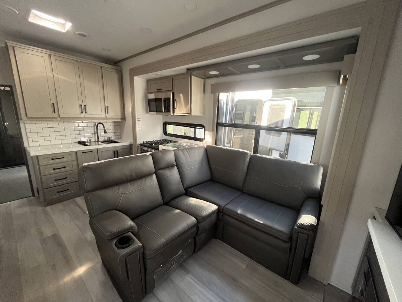 A photo of this 2025 Grand Design MOMENTUM M-CLASS 344M