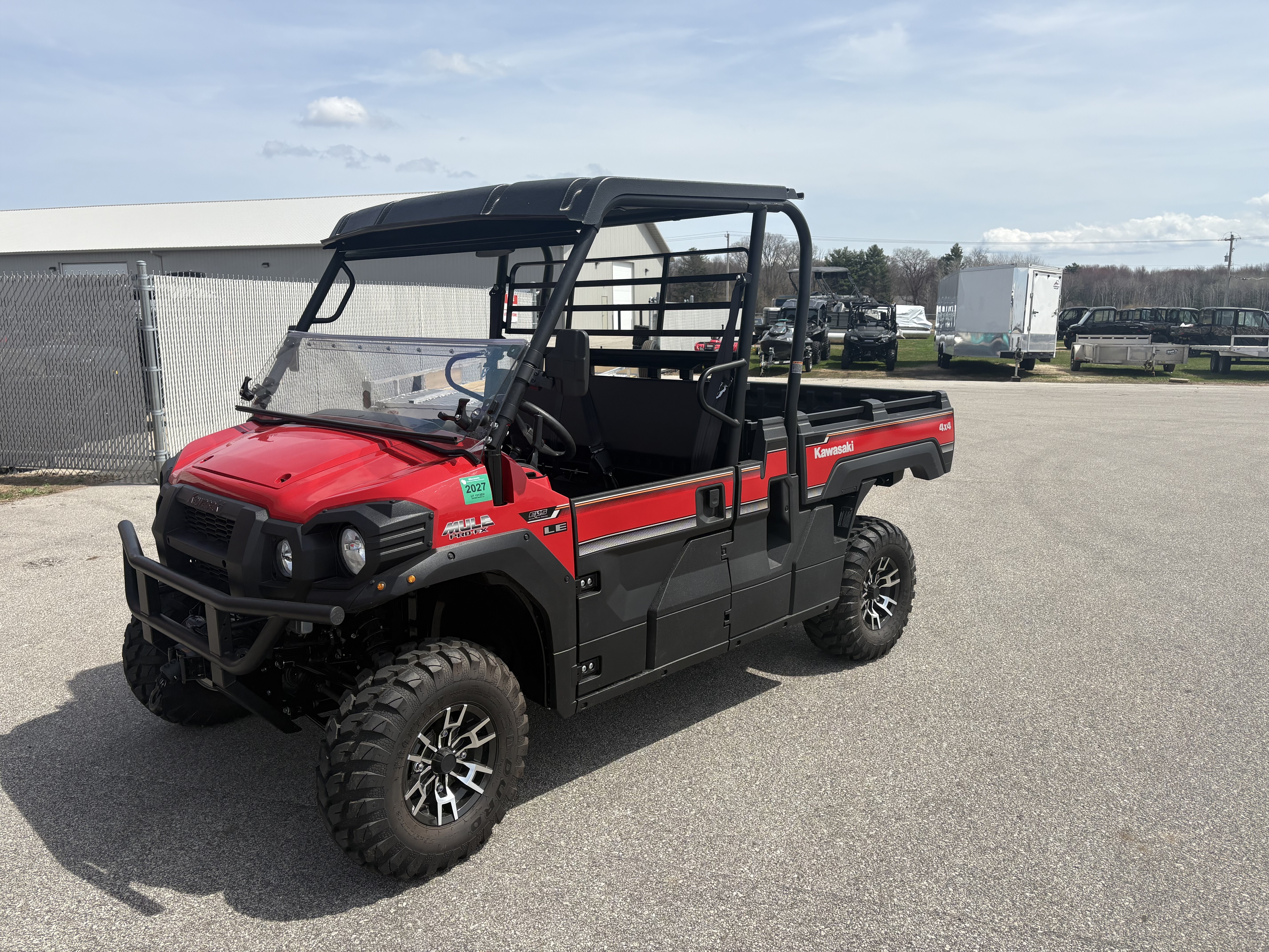 Red Kawasaki Mule Pro-Fx Eps Le Four Wheelers For Sale - ATV Trader