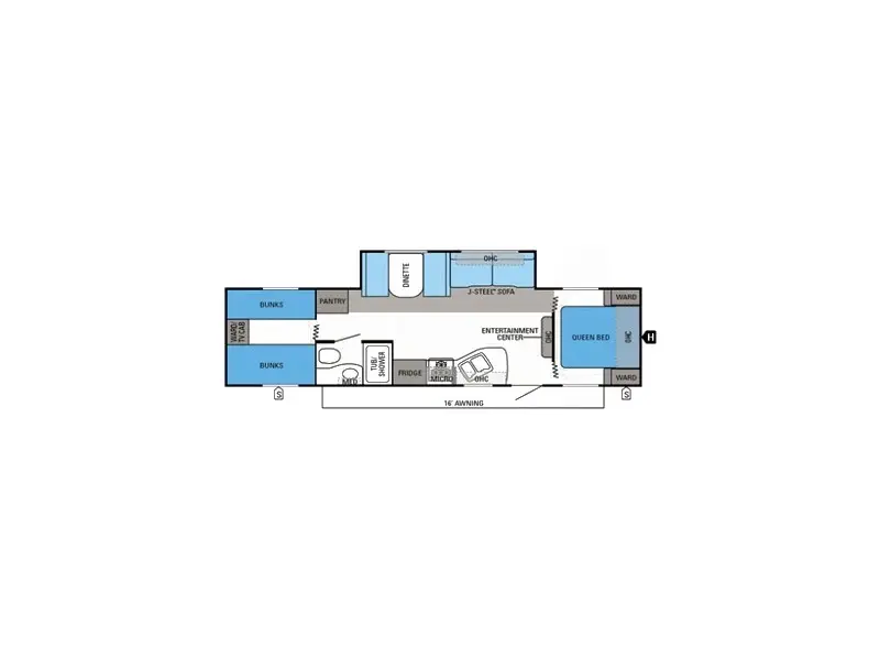 2013 JAYCO JAY FLIGHT SWIFT 294BHS