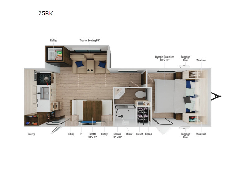 A photo of this 2026 Winnebago Access 25RK