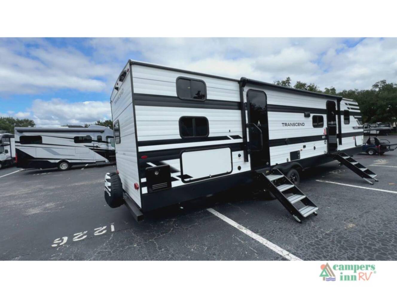 A photo of this 2026 Grand Design Transcend Xplor 325BHT