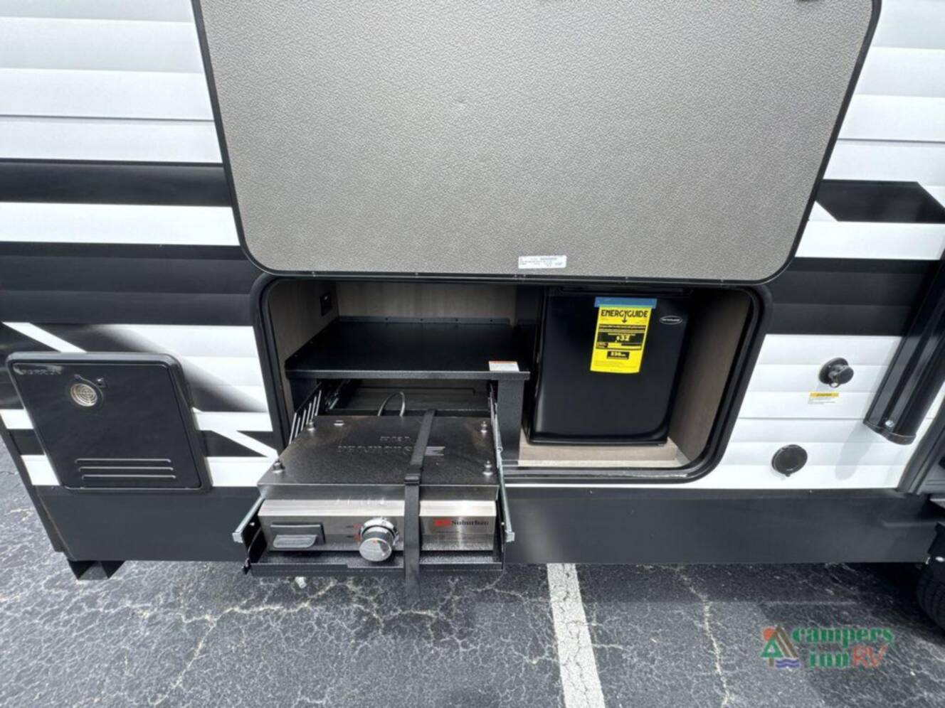 A photo of this 2026 Grand Design Transcend Xplor 325BHT