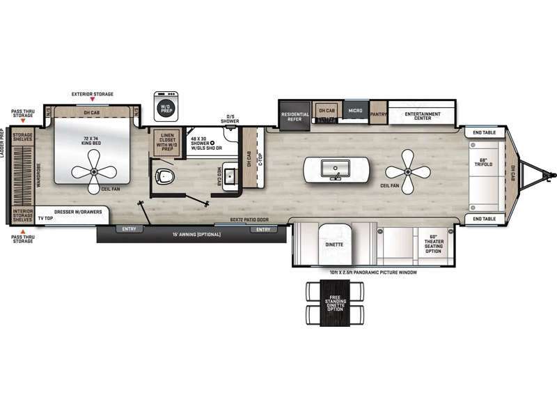2026 Coachmen Rv Catalina Destination Series 39MKTS in bunker hill IN