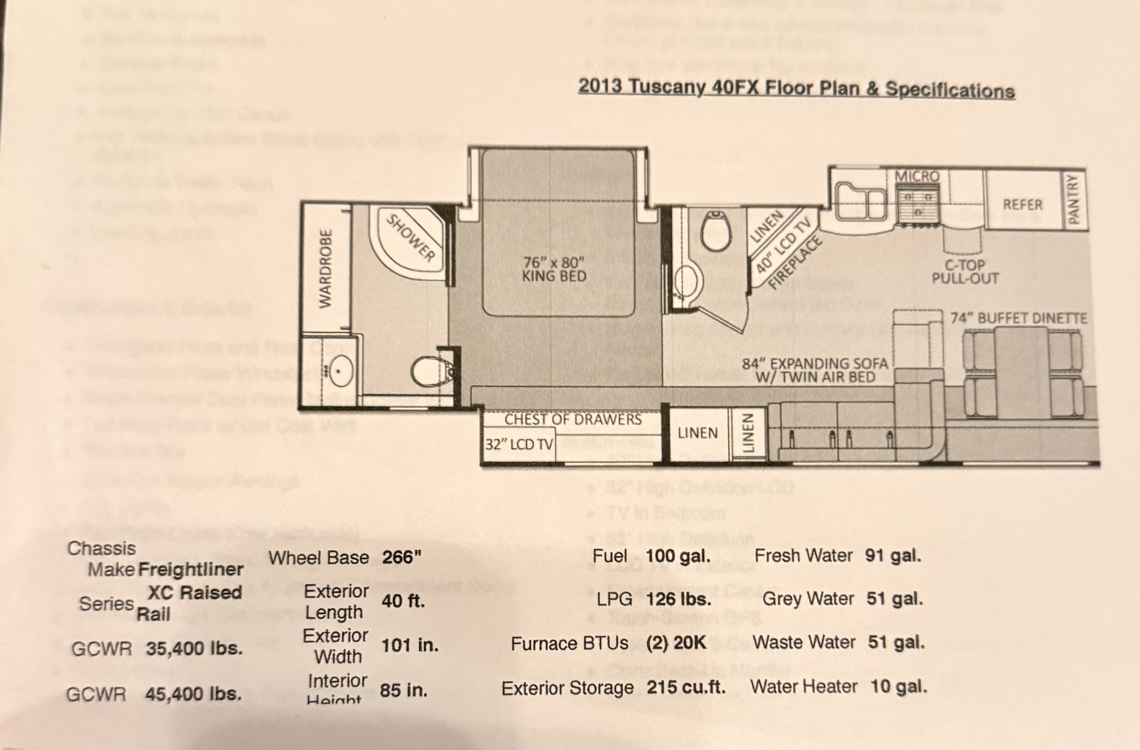 2013 Thor Motor Coach TUSCANY 40FX in hammond LA