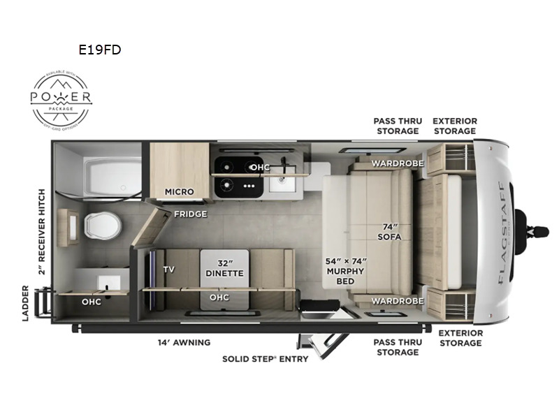 2026 Forest River Rv Flagstaff E-Pro E19FD in east greenwich RI