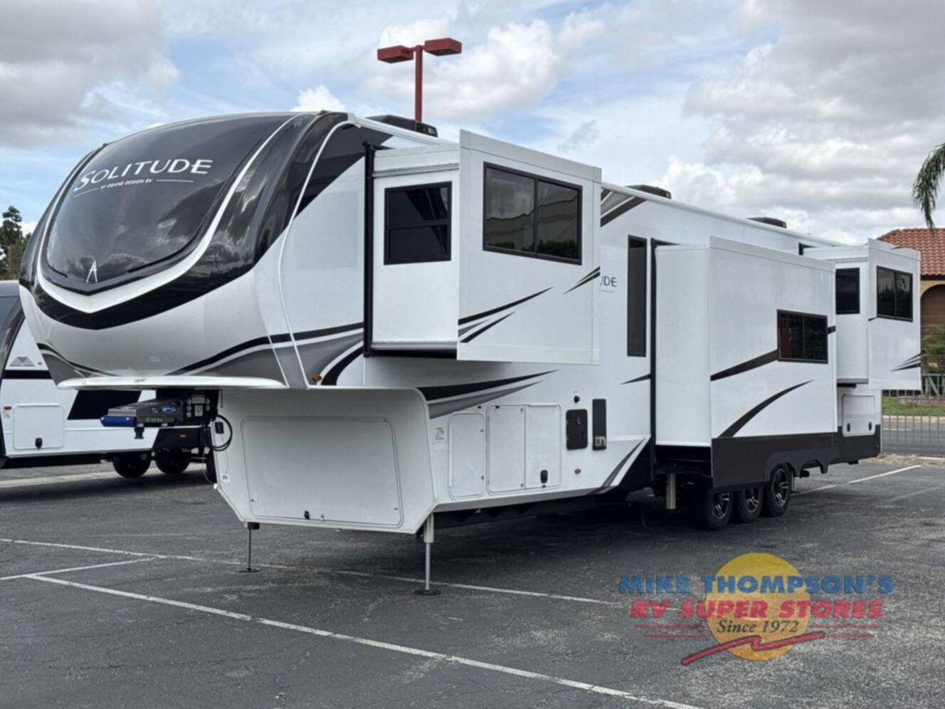 A photo of this 2026 Grand Design Solitude 414LJMJ