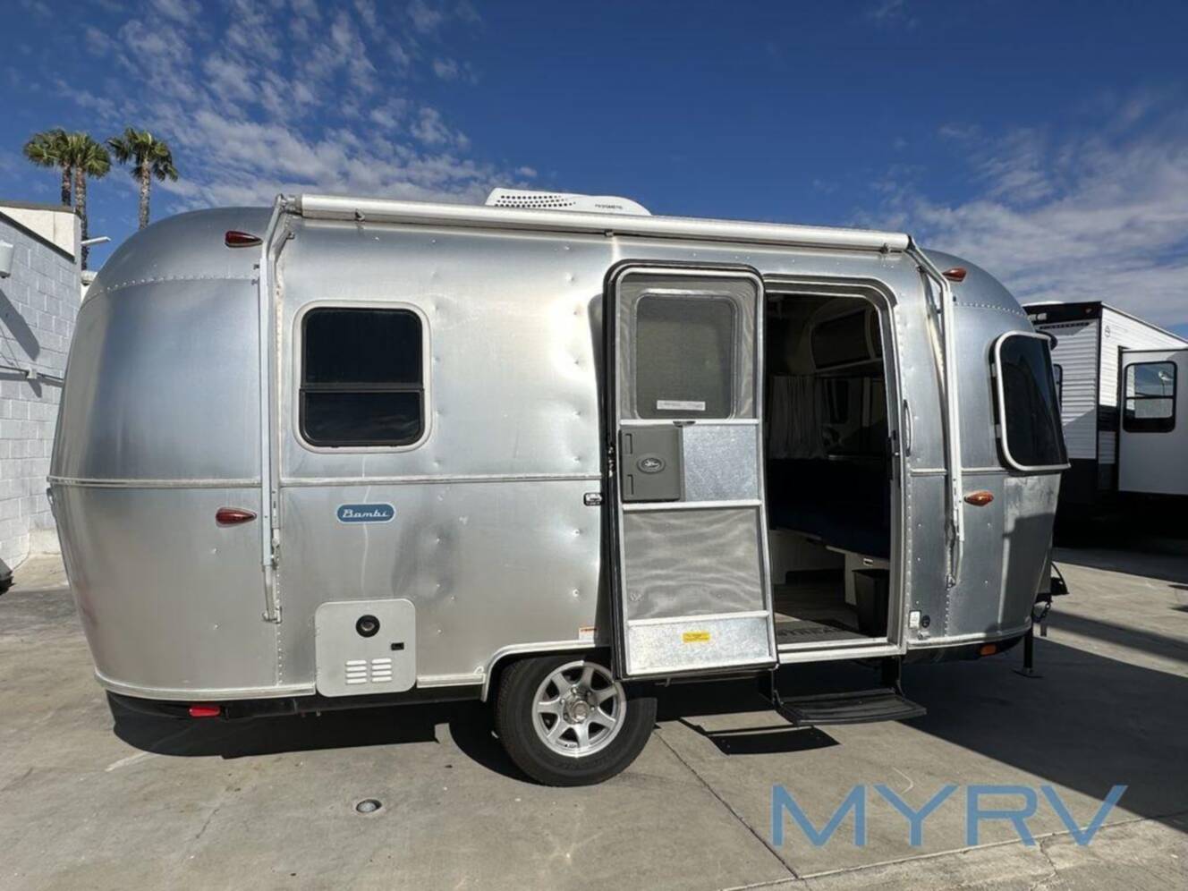 A photo of this 2022 Airstream Bambi 19CB