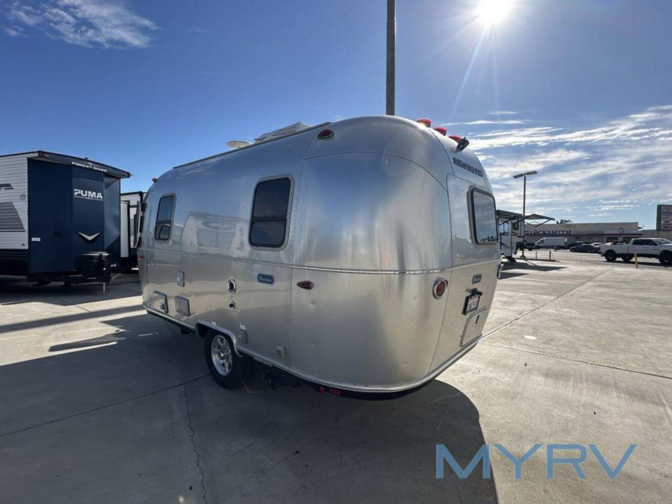 A photo of this 2022 Airstream Bambi 19CB