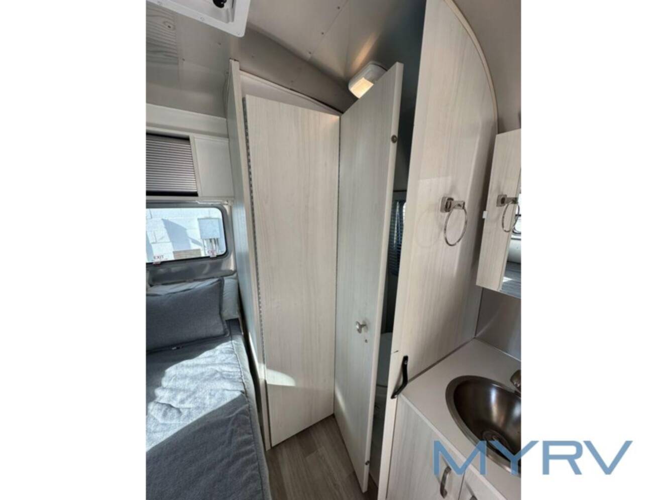 A photo of this 2022 Airstream Bambi 19CB