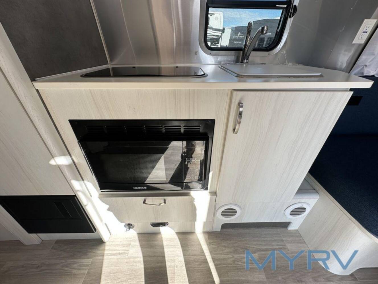 A photo of this 2022 Airstream Bambi 19CB