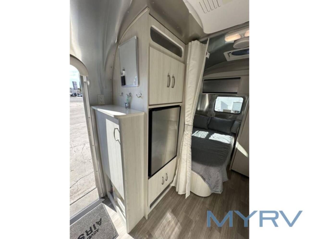 A photo of this 2022 Airstream Bambi 19CB