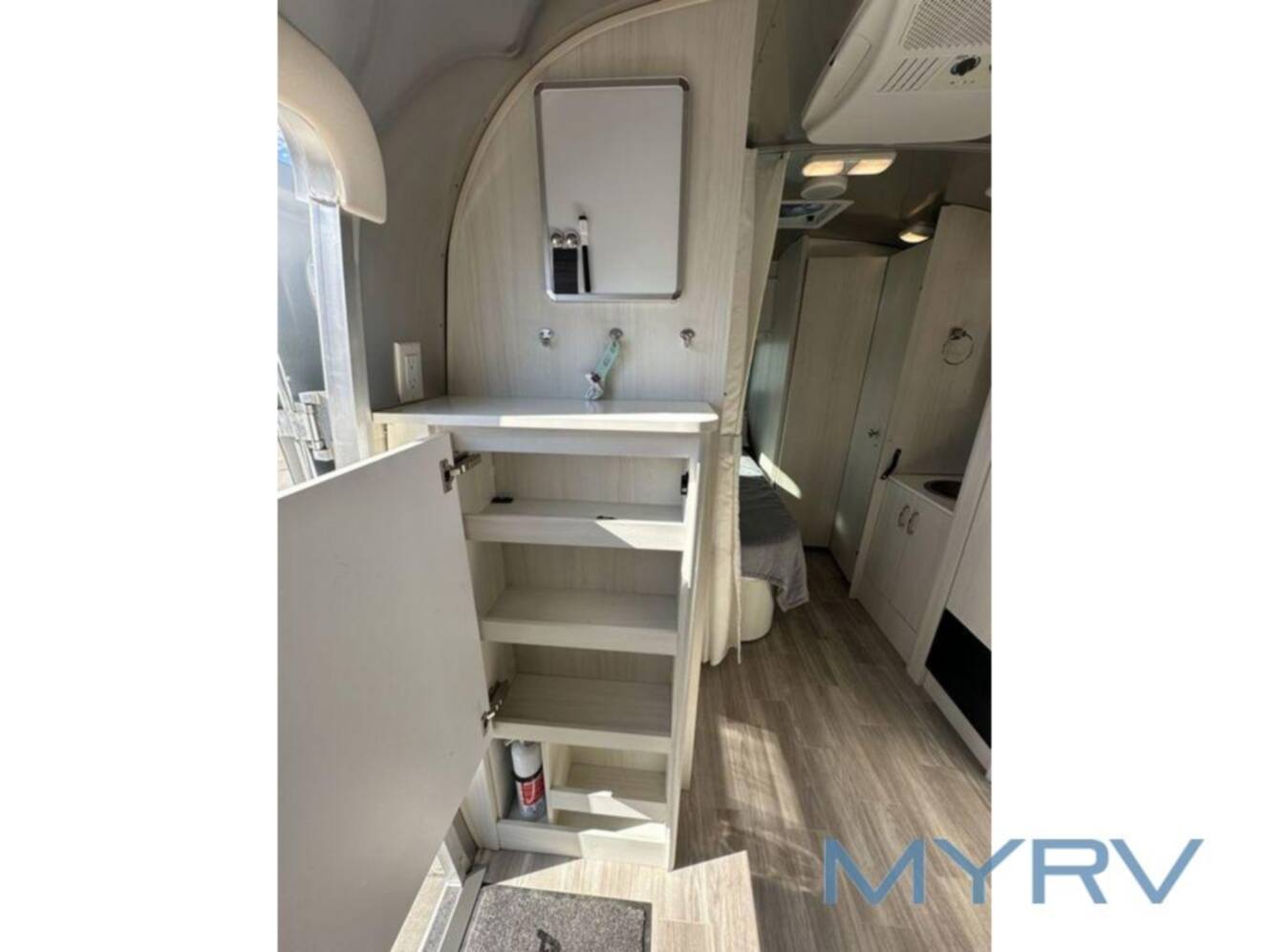 A photo of this 2022 Airstream Bambi 19CB