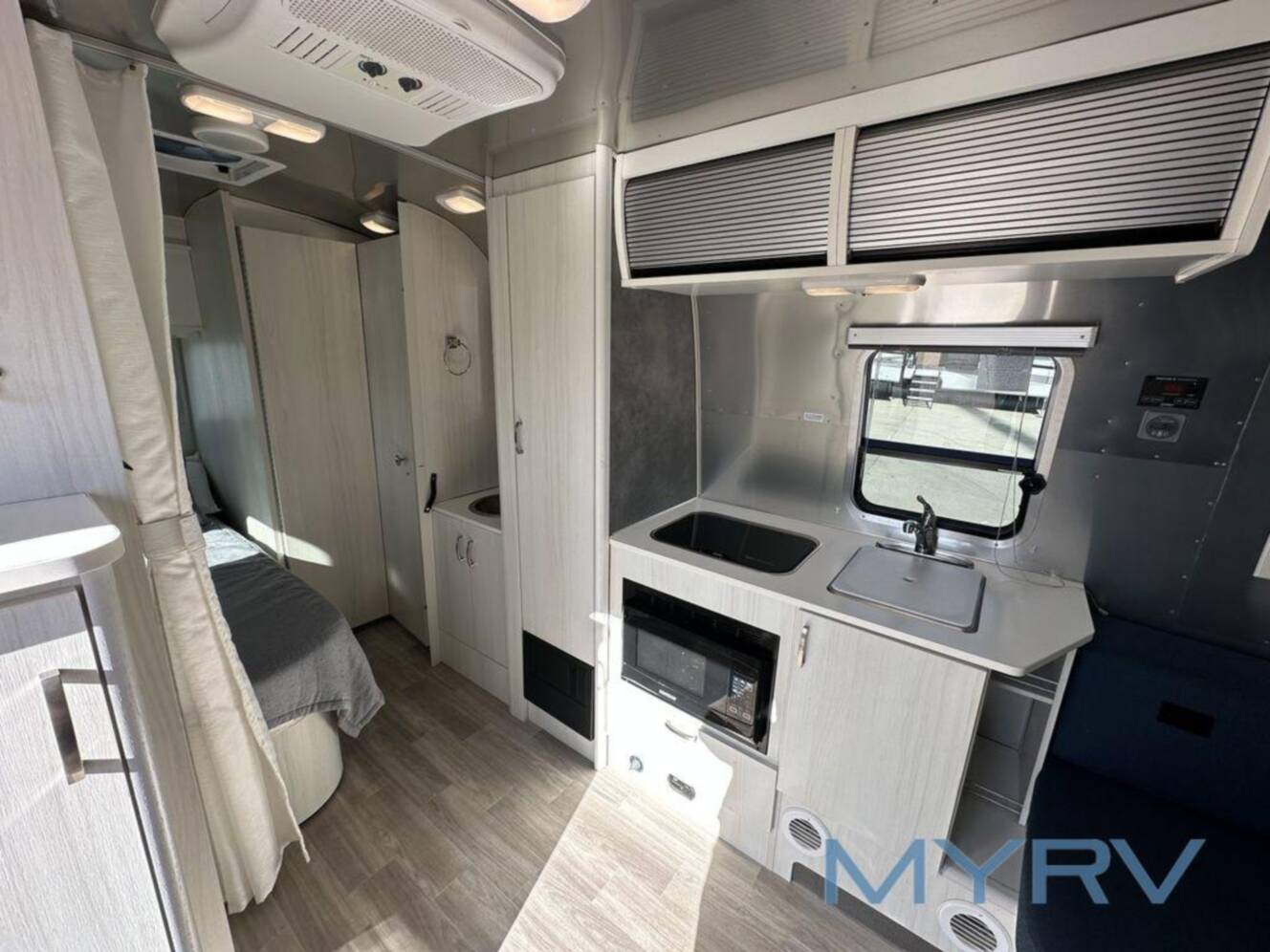 A photo of this 2022 Airstream Bambi 19CB