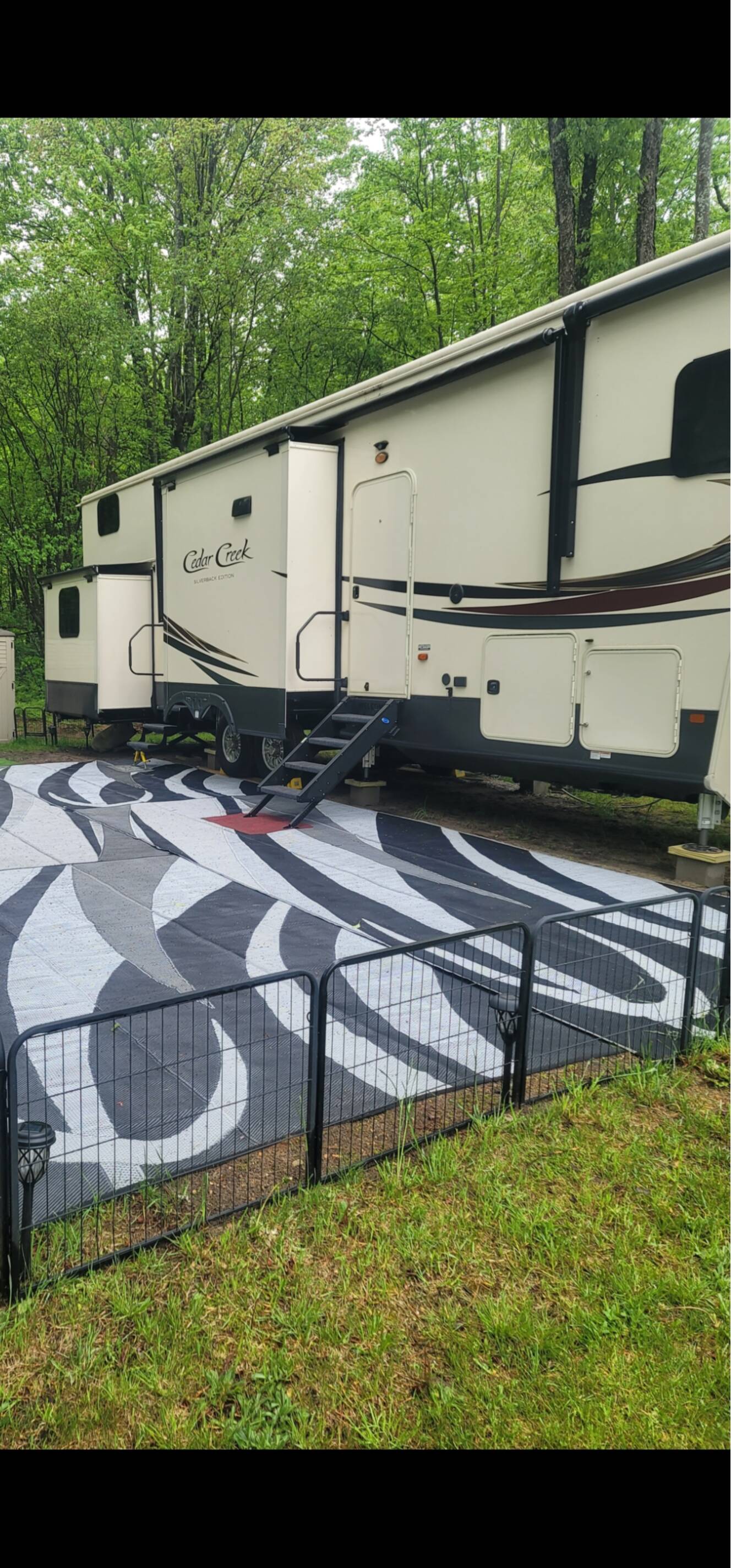 A photo of this 2020 Forest River CEDAR CREEK SILVERBACK 35LFT