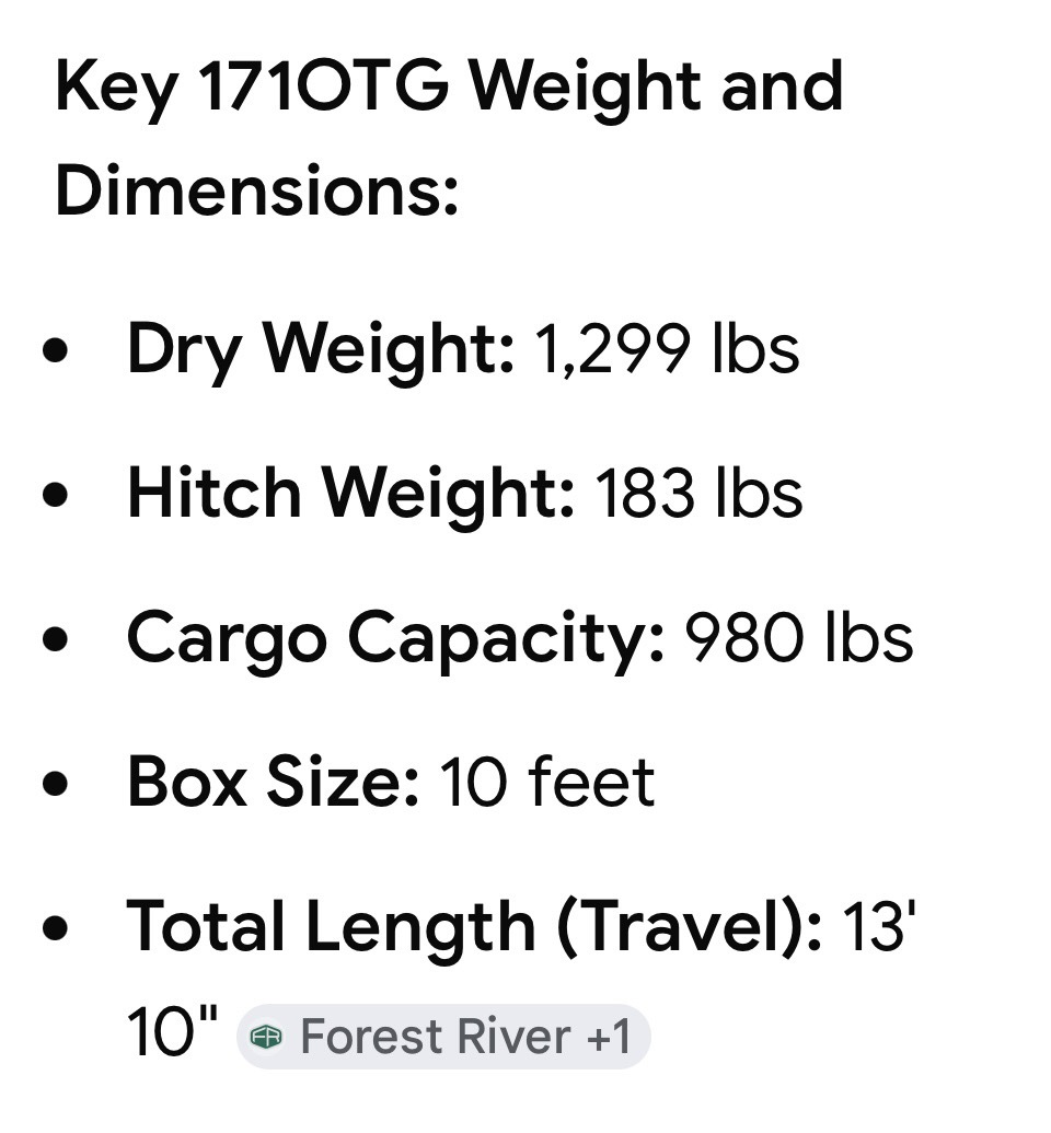 2025 Forest River FLAGSTAFF OFF THE GROUND F171OTG in waverly KY