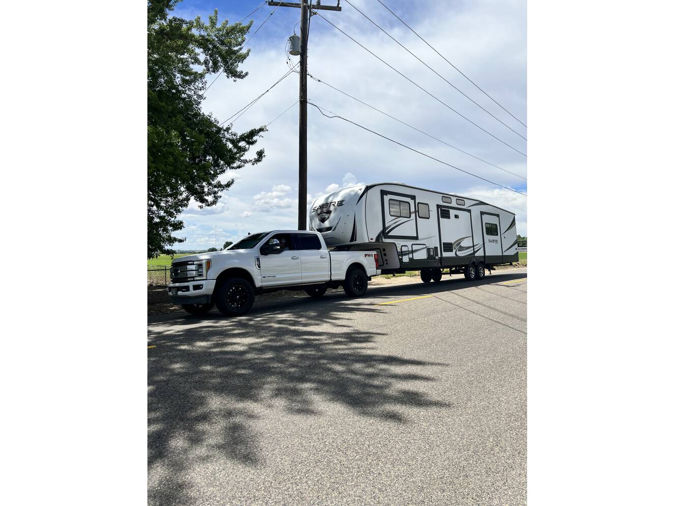 A photo of this 2022 Forest River SABRE 37FLH