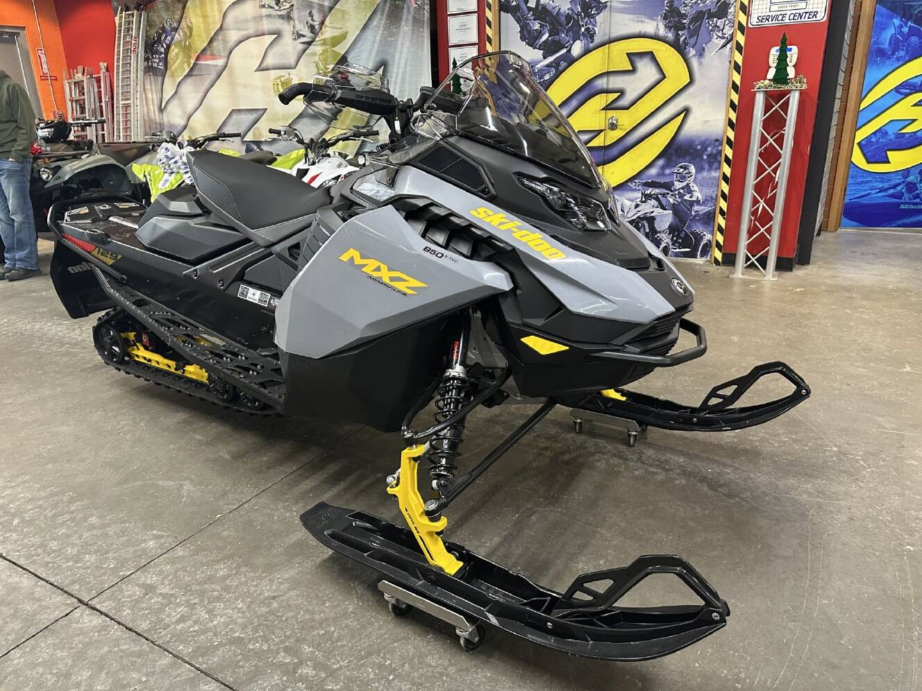 A photo of this 2026 Ski-Doo MXZ Adrenaline 129 850 E-TEC ES Ripsaw 1.25