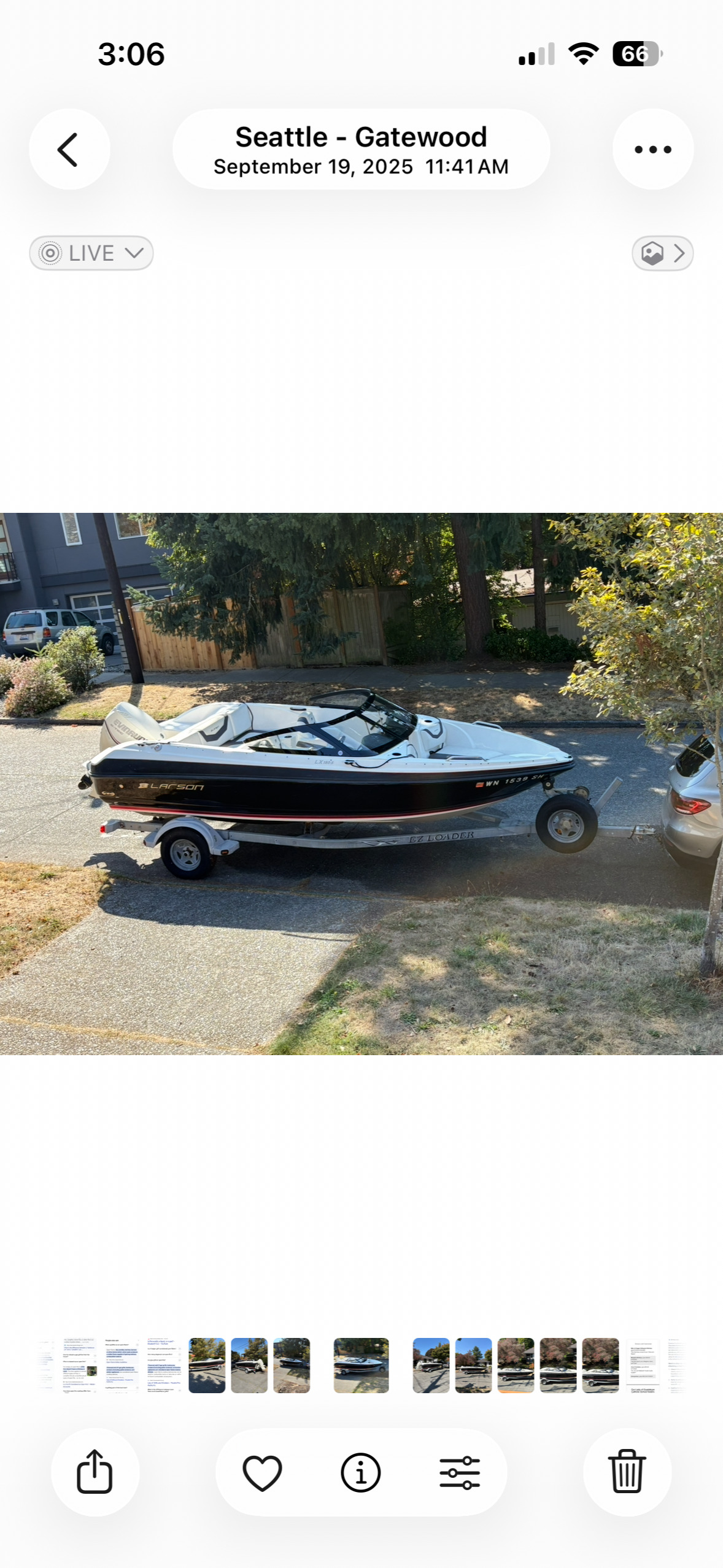 2015 Larson 180 in seattle WA