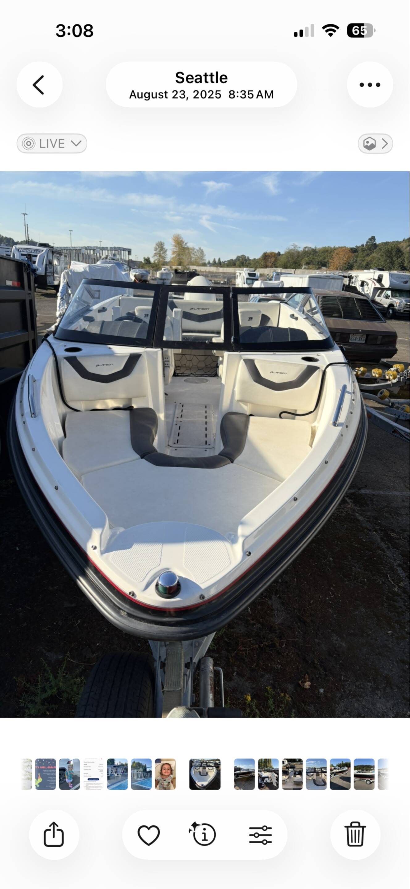 A photo of this 2015 Larson 180