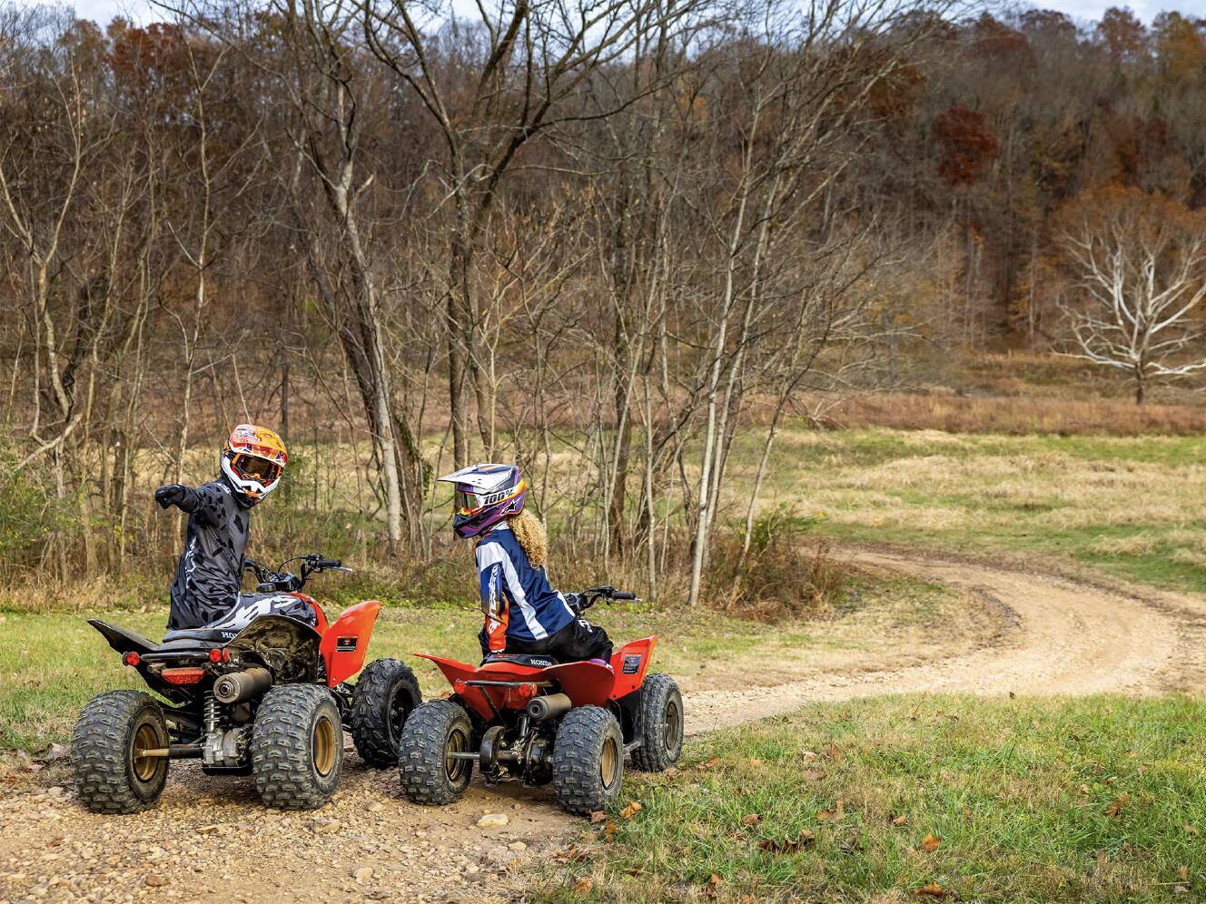 A photo of this 2025 Honda TRX90X