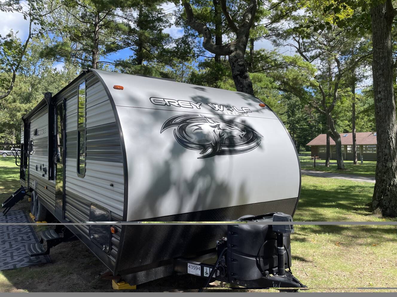 A photo of this 2021 Forest River GREY WOLF 29TE