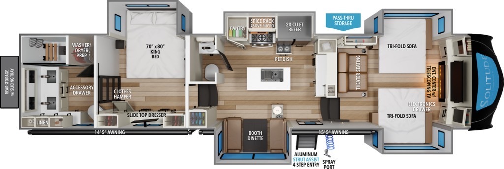 2022 Grand Design SOLITUDE 380FL in tucson AZ