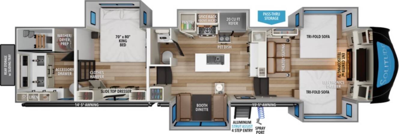 A photo of this 2022 Grand Design SOLITUDE 380FL