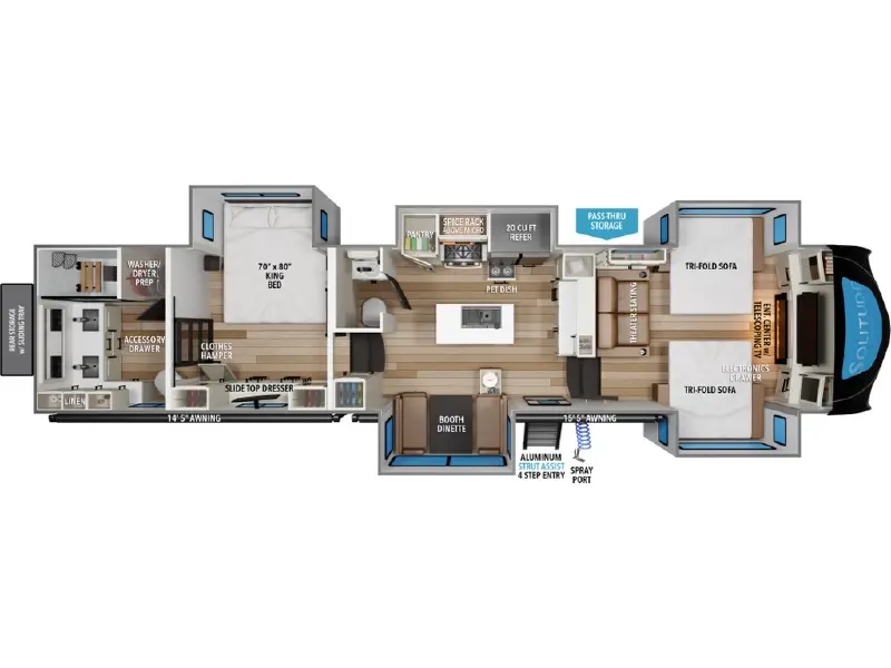 2022 GRAND DESIGN SOLITUDE 380FL