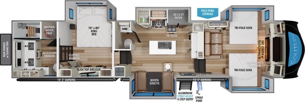 A photo of this 2022 Grand Design SOLITUDE 380FL