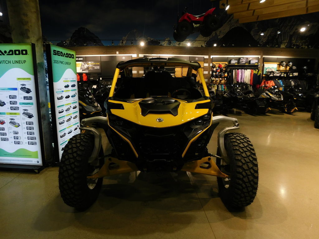 New 2024 Can-Am Maverick R Carbon Black & Neo Yellow X Rs For Sale