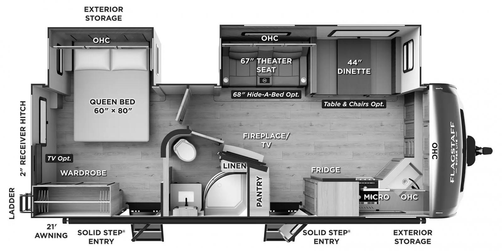 2026 Forest River Flagstaff Super Lite 26FKBS in baraboo WI