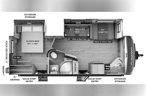 2026 Forest River Flagstaff Super Lite 26FKBS in baraboo WI