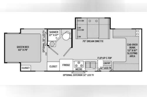 2017 Thor Four Winds Sprinter 24HL in deforest WI