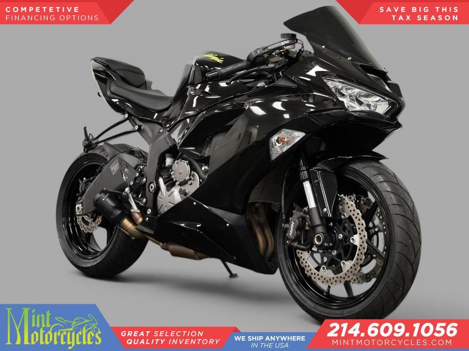 Black Kawasaki Ninja ZX-6R Motorcycles For Sale in Texas - Cycle