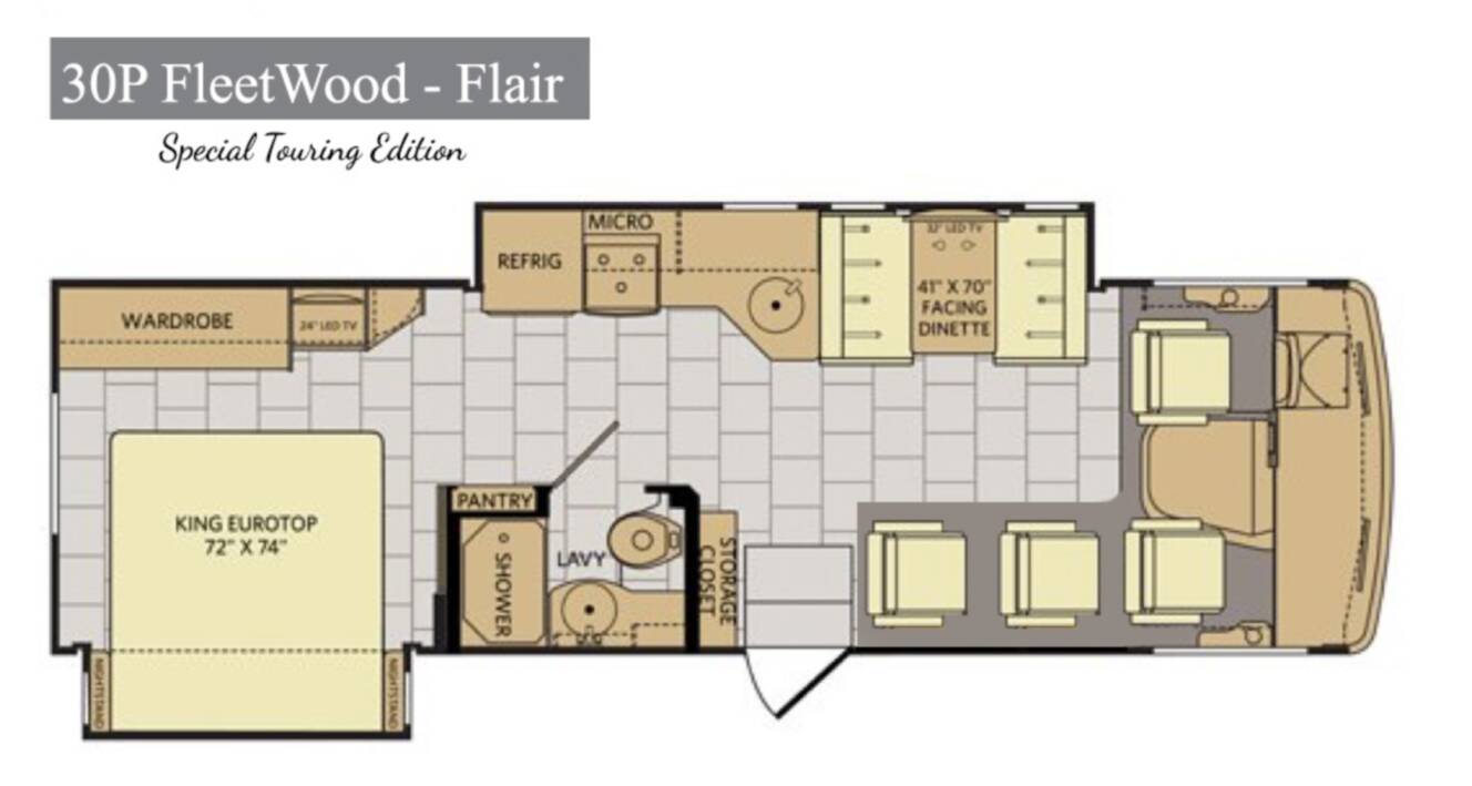 A photo of this 2018 Fleetwood FLAIR 30P