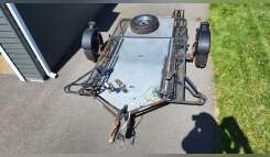 2007 Kendon 2 RAIL TRAILER Motorcycle Double snowmobile