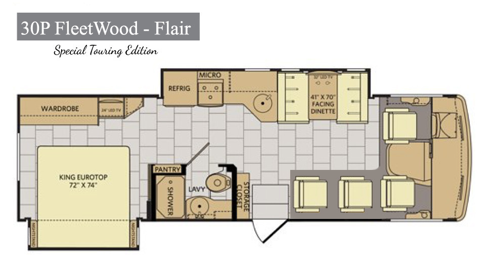 A photo of this 2018 Fleetwood FLAIR 30P