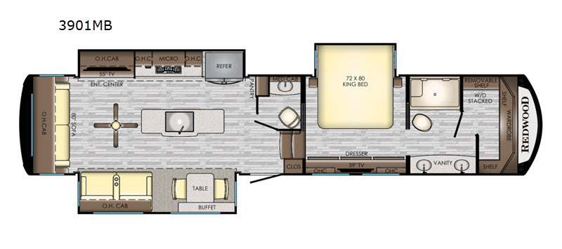 2019 Crossroads REDWOOD 3901MB in peraland TX
