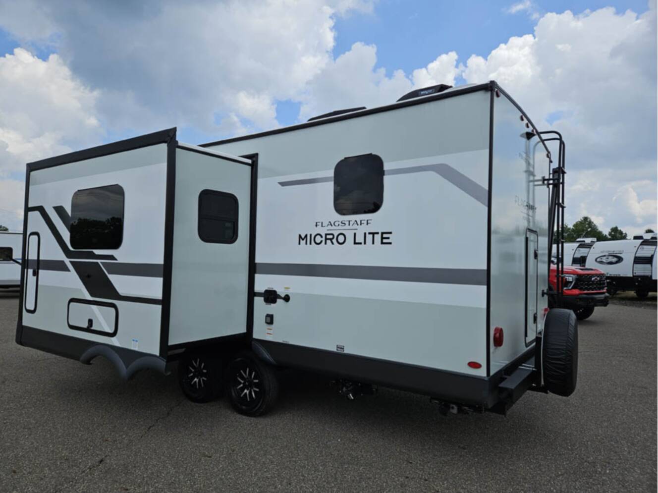 A photo of this 2026 Forest River Flagstaff Micro Lite 25BRDS